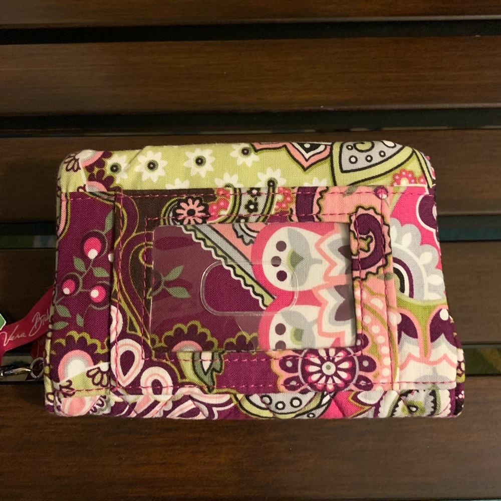 Vera Bradley Morgan Bag-Very Berry Paisley Print with Wallet and Change Purse - Picture 10 of 16